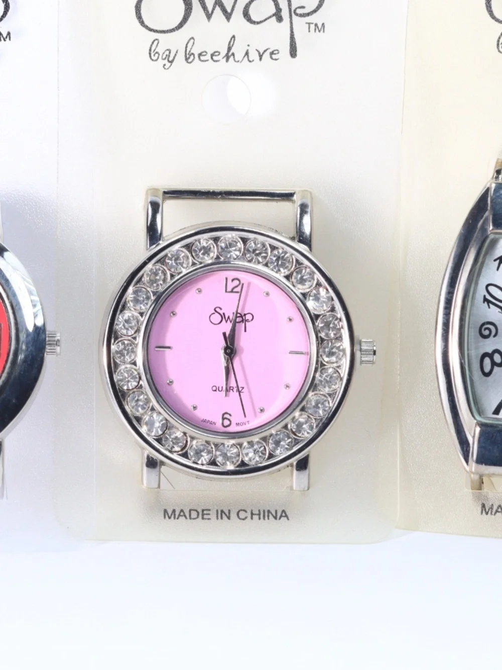 Beautiful Set of THREE Watch Heads New for Watch Repair Making New